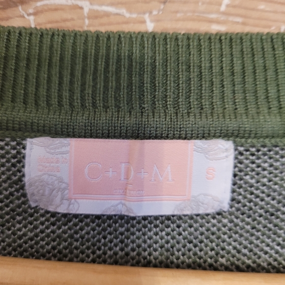 C+D+M Leopard Print Sweater Soze Small - Picture 2 of 3